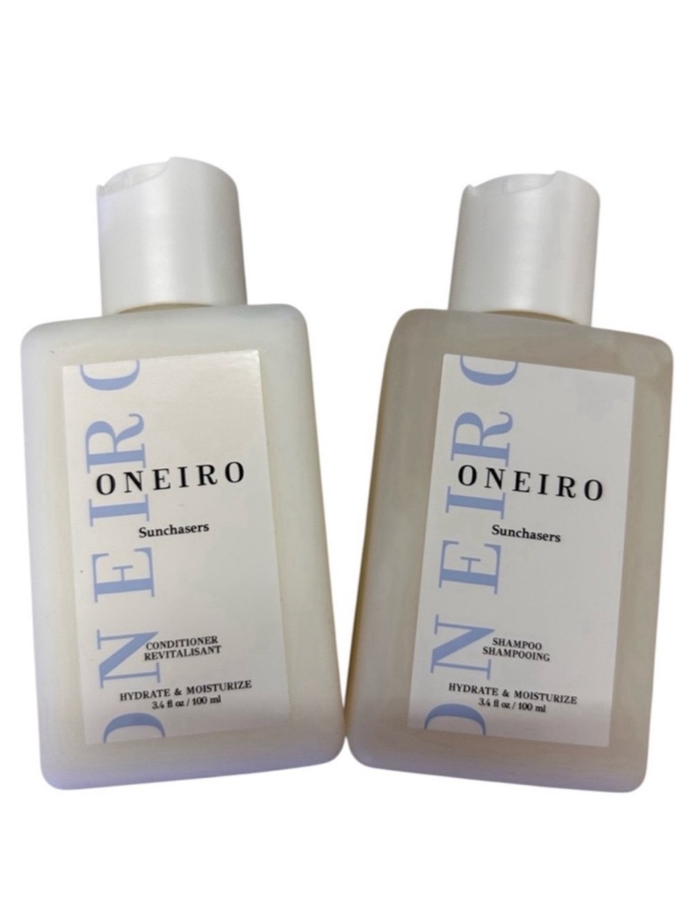Oneiro Sunchasers Hydrate & Moisturize Shampoo & Conditioner Travel Set - NEW